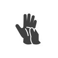 Hand Massage vector icon