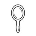 hand mirror. Vector illustration decorative design Royalty Free Stock Photo