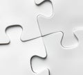 Hand with missing jigsaw puzzle piece. Business concept Royalty Free Stock Photo