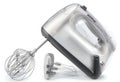 Hand Mixer with Whisks Attachment on White Background Royalty Free Stock Photo
