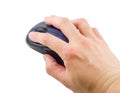 Hand on Mouse Royalty Free Stock Photo