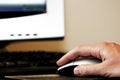 Hand Mouse Computer Royalty Free Stock Photo