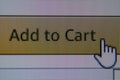 Hand mouse cursor on Add To Cart Button