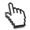 Hand Mouse Pointer Royalty Free Stock Photo