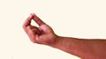 hand mudras. It includes such mudras, Kubera Mudra. Gestures is isolated on white background.