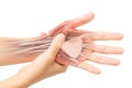 Hand muscle injury Royalty Free Stock Photo