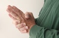 Hand numbness Royalty Free Stock Photo