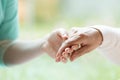 Hand of nurse Royalty Free Stock Photo