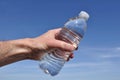 Hand Offering a Bottle of Water Royalty Free Stock Photo