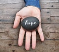 Hand offering hope Royalty Free Stock Photo