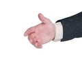 Hand outstretched for handshake. Royalty Free Stock Photo