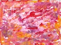 Hand paint, drawing acrylic abstract background, red, yellow, purple,colroful design, background