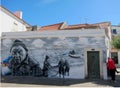 Hand Paint in an Old House in Sesimbra