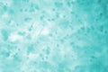 Hand painted abstract ice watercolor texture in monochrome teal mint as background for copy space