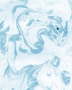 Hand-painted blue abstract background. Royalty Free Stock Photo
