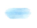 Hand painted blue watercolor texture isolated. Usable for cards, invitations and more.