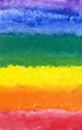 Hand painted bright rainbow watercolor seamless pattern