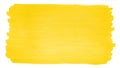 hand-painted bright yellow acrylic paint background with brushstroke texture