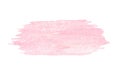 Hand painted delicate pink watercolor texture isolated on the white background Royalty Free Stock Photo