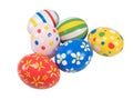 Hand painted Easter eggs Royalty Free Stock Photo