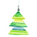 Hand painted elegant festive bubble tree decor.