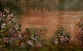 Hand Painted Floral Background Royalty Free Stock Photo