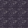 Hand painted glasses-Seamless texture