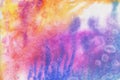 Hand painted hi-res colorful watercolor texture.