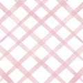 Hand painted pastel pink watercolour checked background