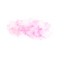 Hand painted pink vector soft texture isolated on the white background. Royalty Free Stock Photo