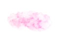 Hand painted pink watercolor texture isolated on the white background. Usable as a template Royalty Free Stock Photo