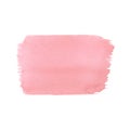 Hand painted pink watercolor texture isolated on the white background Royalty Free Stock Photo