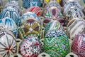 Hand painted rustic Romanian Easter eggs