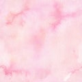 Hand painted soft pink watercolor texture seamless pattern. Royalty Free Stock Photo