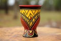 hand-painted unity cup kikombe cha umoja Royalty Free Stock Photo