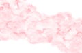 Hand painted vector watercolor texture. Pink abstract background with brush strokes. Royalty Free Stock Photo