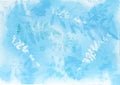Hand painted watercolor background. Creative textured surface of brush strokes