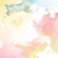 Hand painted abstract splash watercolor background