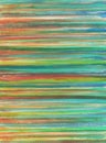 Hand painted watercolor graphic element. Abstract striped background. Royalty Free Stock Photo