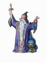 Hand painted wizard doll