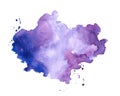 Hand painter colors watercolor stain texture background Royalty Free Stock Photo