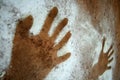 Hand Painting - Aboriginal Rock Art, Kakadu