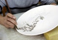 Hand-painting of Chinese ceramics