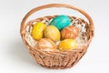 Hand paited easter eggs Royalty Free Stock Photo