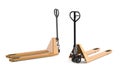 Hand pallet trucks Royalty Free Stock Photo