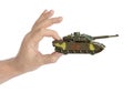 Hand with panzer