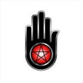 Hand with a Pentacle