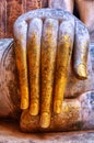 Hand of Phra Achana Royalty Free Stock Photo