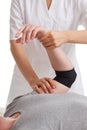 Hand physiotherapy Royalty Free Stock Photo