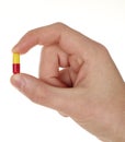 Pill on hand Royalty Free Stock Photo